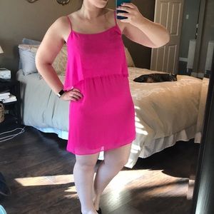 Bright pink Gianni Bini dress